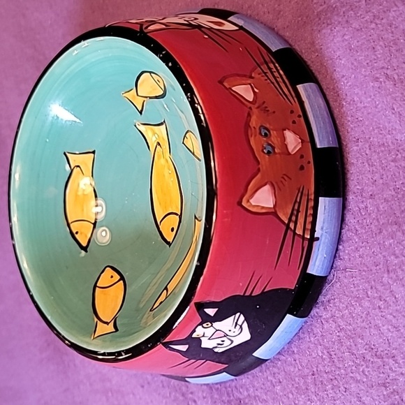 0773. CATZILLA ~ Candace Reiter Design ~ 2000 ~ Collectible Pet Dish ~ 🙀 CATS - Picture 3 of 8